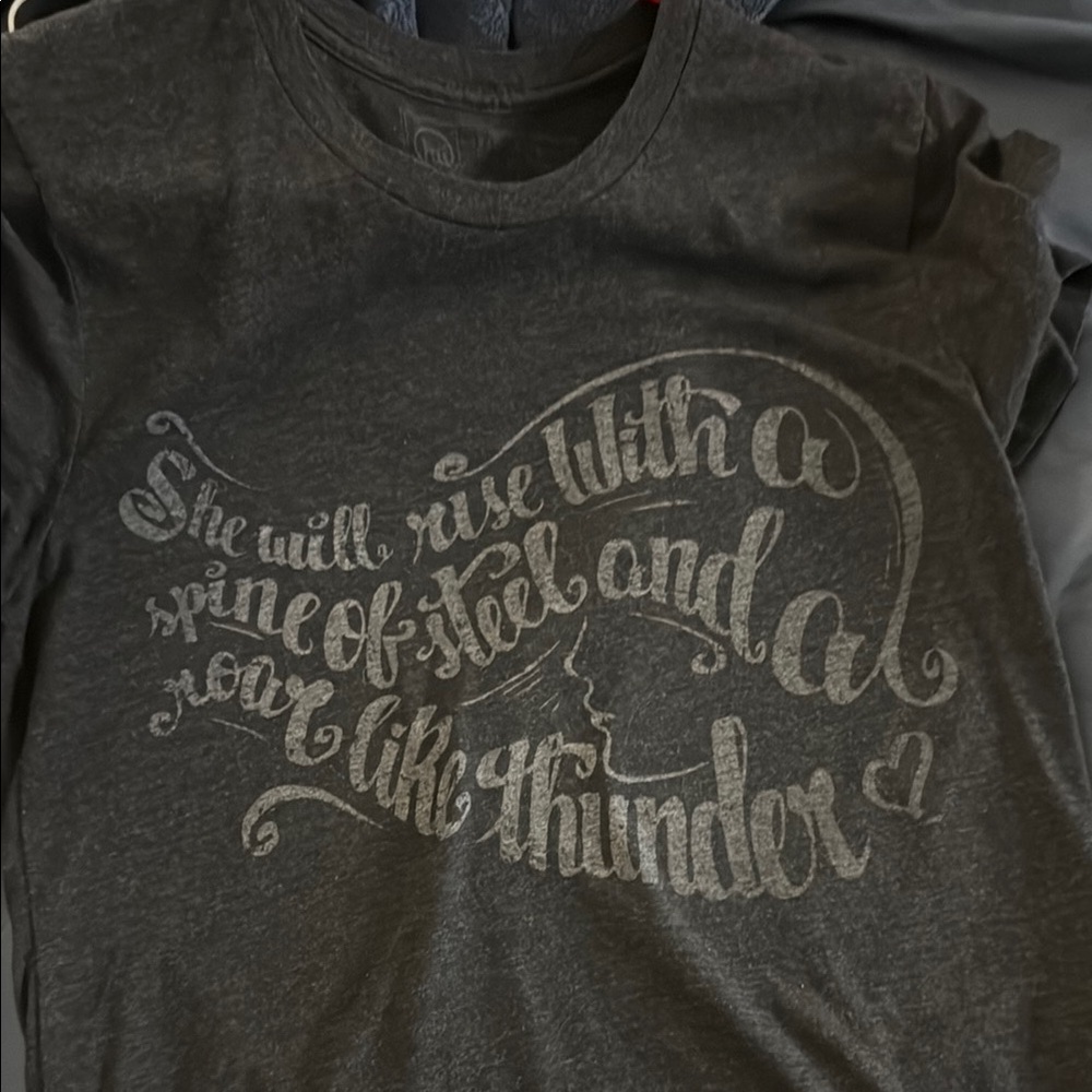 Graphic Tee with Inspirational Quote